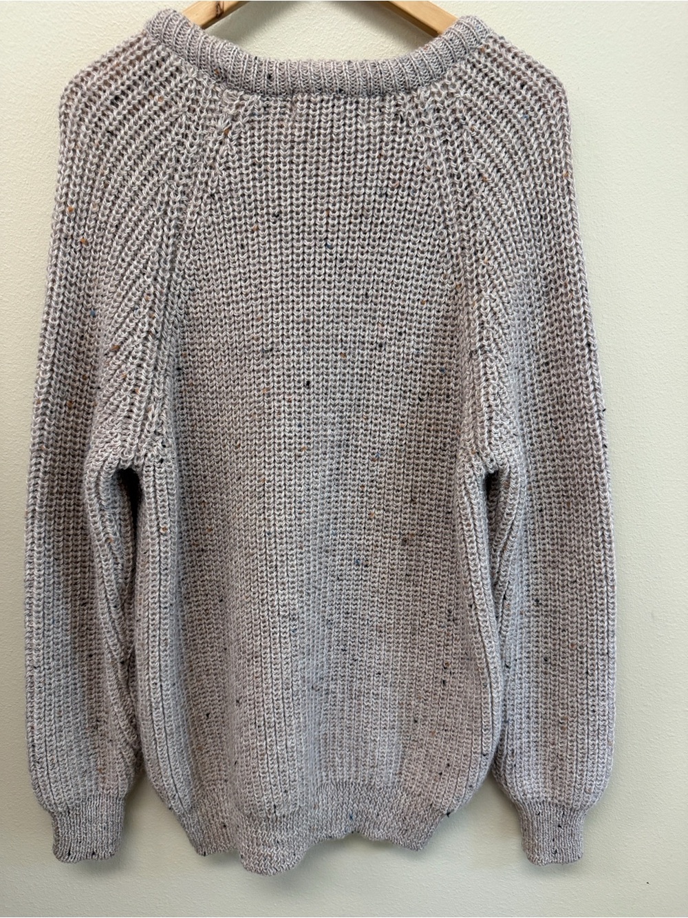 Aran Crafts Ireland 100% Wool Fisherman Cable Knit Sweater SzM - Picture 3 of 4